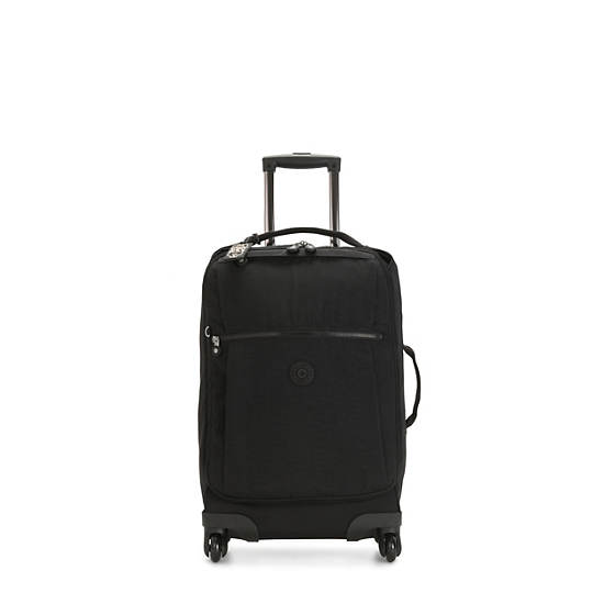 Kipling Darcey Small Carry-On Rolling Bőröndök Fekete | HU 1742BE